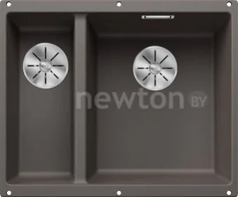 Кухонная мойка Blanco Subline 340/160-U 527346 (правая, вулканический серый)