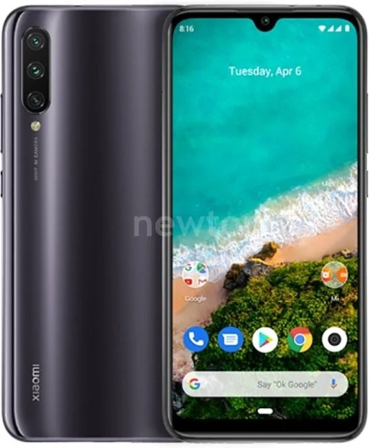 Телефон Xiaomi Mi A3 4GB/128GB (серый)