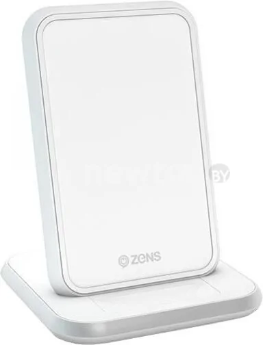 Беспроводное зарядное Zens Stand Aluminium Wireless Charger (белый)