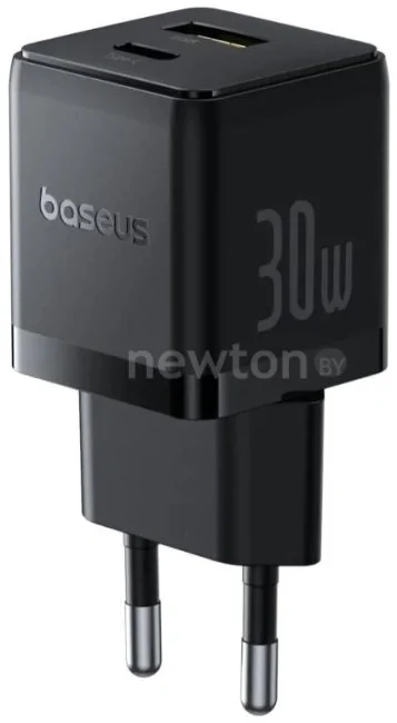 Сетевое зарядное Baseus Palm Fast Charger C+U 30W EU P1011160A113-00 (черный)