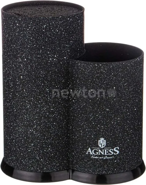 Подставка для ножей Agness Black Marble 911-686