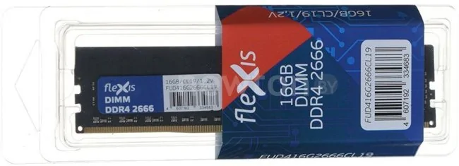 Оперативная память Flexis 16ГБ DDR4 2400 МГц FUD416G2666CL19