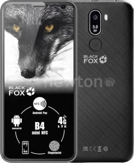 Телефон Black Fox B4 mini NFC (черный)
