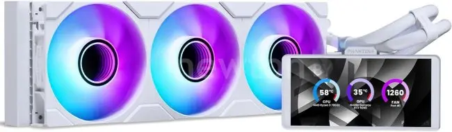Система жидкостного охлаждения для процессора Phanteks Glacier One 360M25-LCD PH-GO360M25G2LCD_DWT01