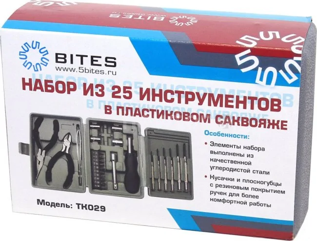 Универсальный набор инструментов 5bites TK029 25 предметов
