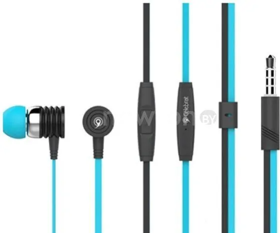 Наушники с микрофоном Yison S50 (голубой)