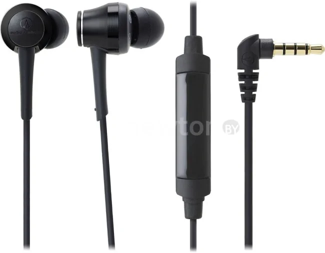 Наушники с микрофоном Audio-Technica ATH-CKR70iS (черный)