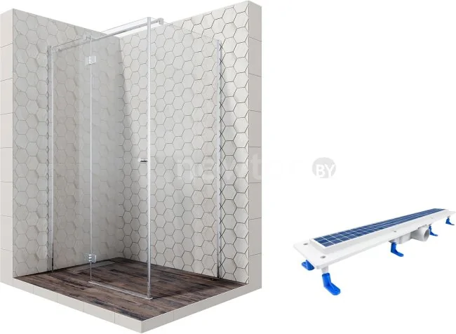 Душевой уголок Ambassador Set 12011108L-ST1