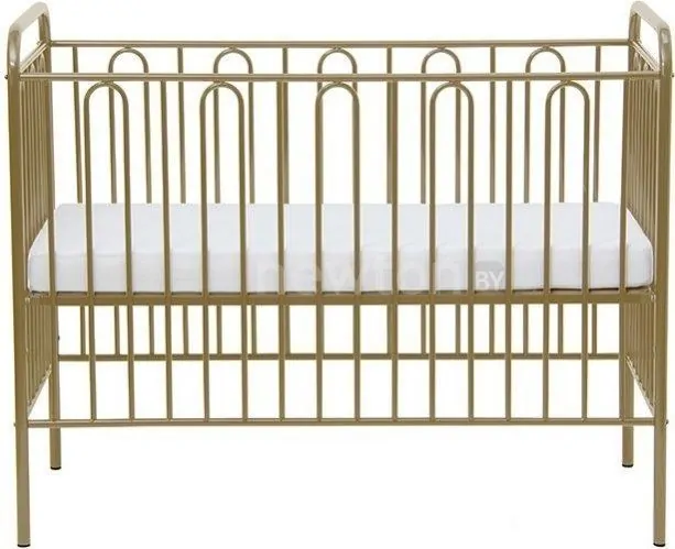 Классическая детская кроватка Polini Kids Vintage 110 (бронзовый)