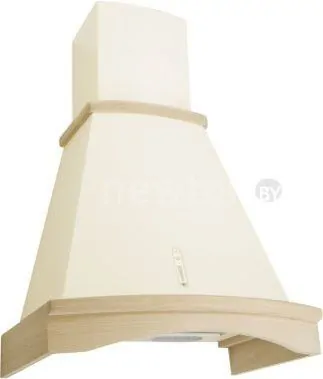 Кухонная вытяжка Elikor Ротонда 90П-1000-С4Г (бежевый/дуб неокрашенный)