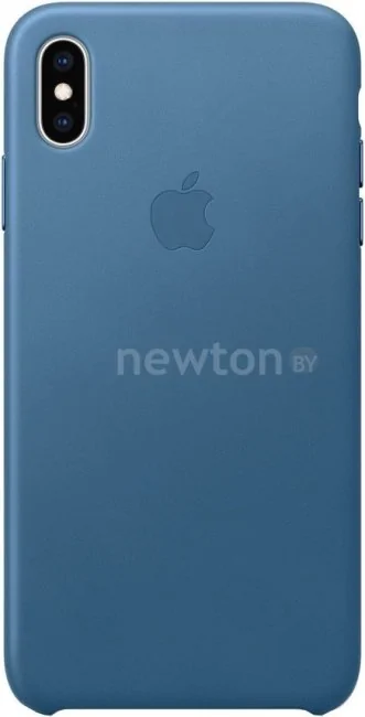 Чехол Apple Leather Case для iPhone XS Max Cape Cod Blue