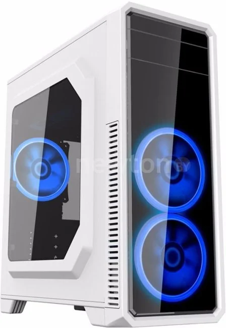 Корпус GameMax G561-White (голубой LED)