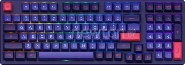 Клавиатура Akko 3098B Asa Neon (Akko CS Jelly White)