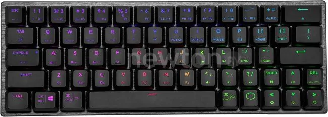 Клавиатура Cooler Master SK622 (TTC Low Profile Red, серый космос)