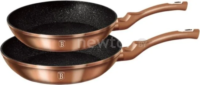 Набор сковород Berlinger Haus Metallic Line Rose Gold Edition BH-1611N