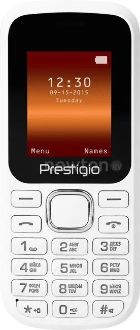 Телефон Prestigio Wize F1 (белый)