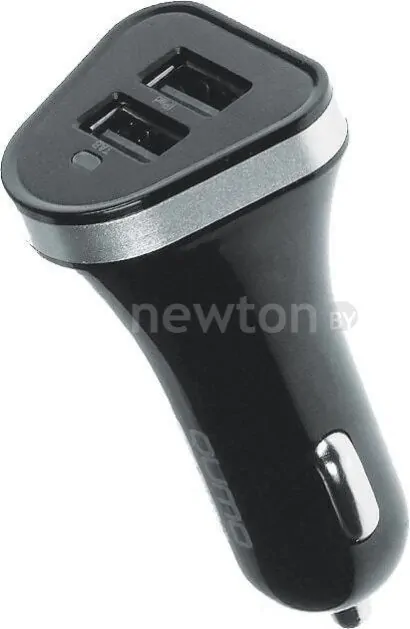 Автомобильное зарядное QUMO Auto Energy 3A + кабель Apple 8 pin