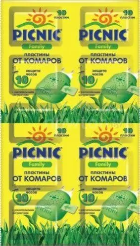 Пластина от насекомых Picnic Family 10 шт