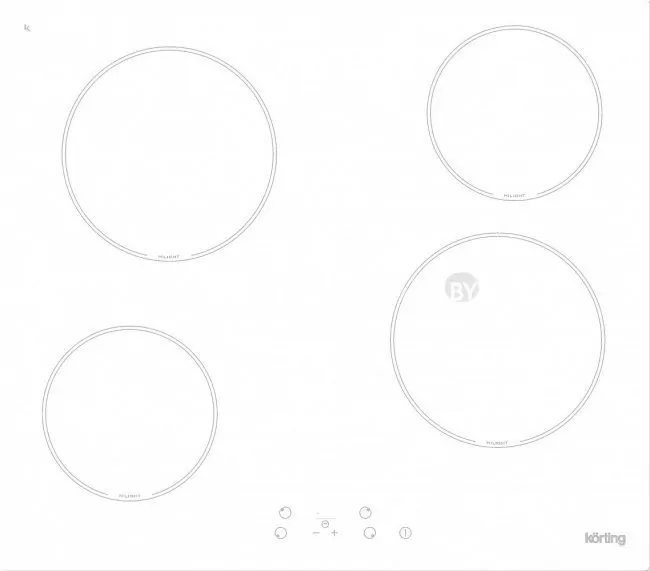 Варочная панель Korting HK 60001 BW