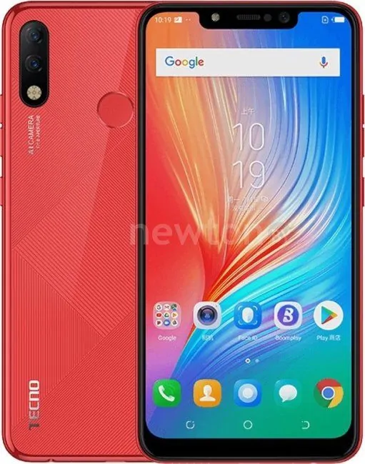 Телефон Tecno Spark 3 Pro (красный)