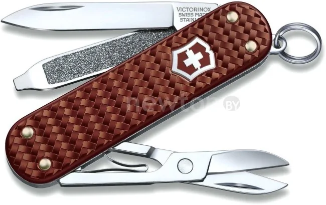 Нож-брелок Victorinox Classic Precious Alox 0.6221.4011G (коричневый)