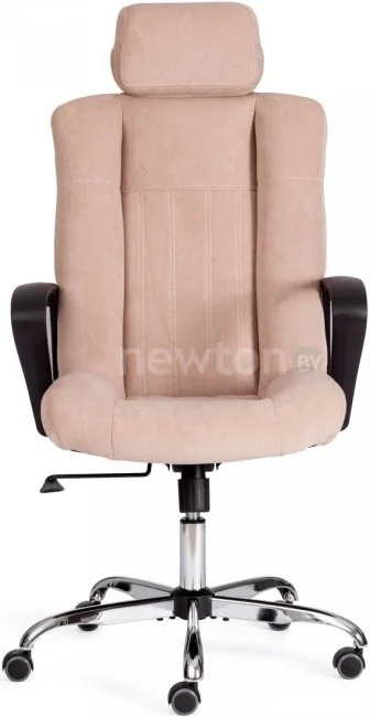 Офисное кресло TetChair Oxford хром/флок (бежевый)