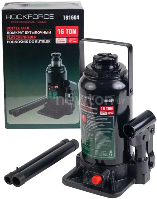 Бутылочный домкрат RockForce RF-T91604(Euro) 16т