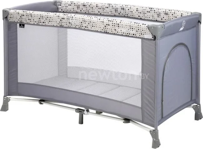 Манеж-кровать Lorelli Verona 1 Layer 2020 (grey dots)