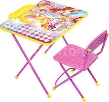Складной стол Nika В2А Азбука Winx