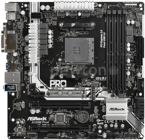 Материнская плата ASRock A320M Pro4