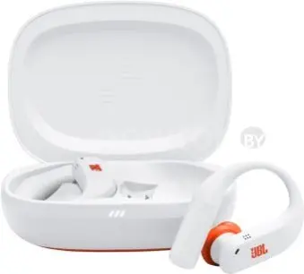 Наушники JBL Endurance Peak 4 (белый/оранжевый)