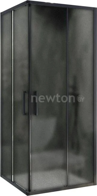 Душевой уголок MaybahGlass MGY-1329-6 (графит матовый стекло/черный)
