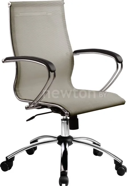 Кресло Metta SkyLine S-2 C,Ch (резиновые ролики, серый)