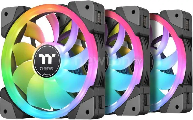 Комплект вентиляторов для корпуса с контроллером Thermaltake SWAFAN EX12 RGB CL-F143-PL12SW-A