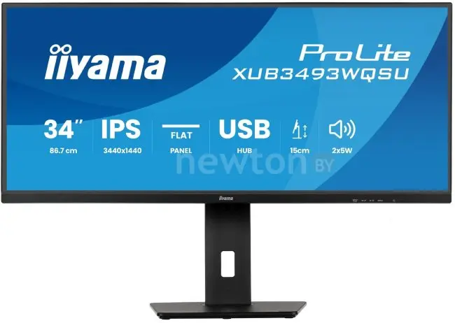 Монитор iiyama ProLite XUB3493WQSU-B6