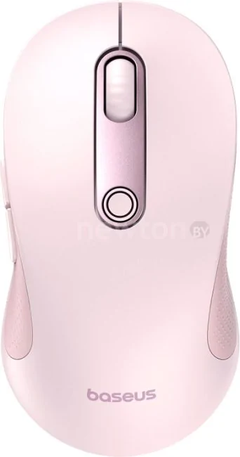 Мышь Baseus F02 Ergonomic Wireless Mouse (розовый, без батарейки в комплекте)