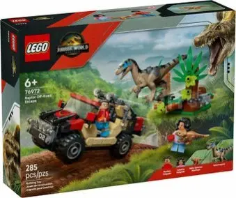 Конструктор LEGO Jurassic World Побег Раптора по бездорожью 76972