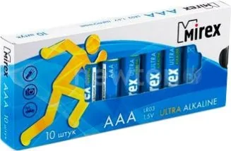 Батарейки Mirex Ultra Alkaline AAA 10 шт LR03-M10