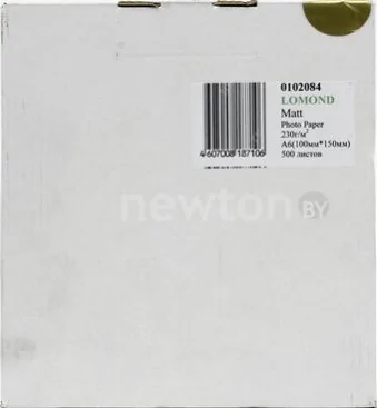 Фотобумага Lomond Матовая 10x15 230 г/кв.м. 500 листов (0102084)