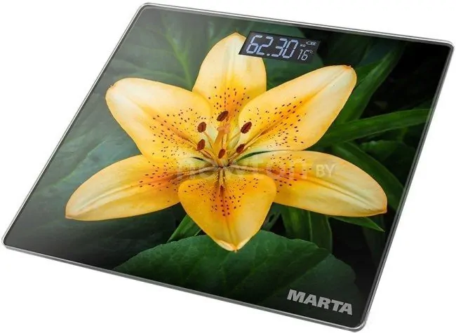 Напольные весы Marta MT-1676 (лилия)