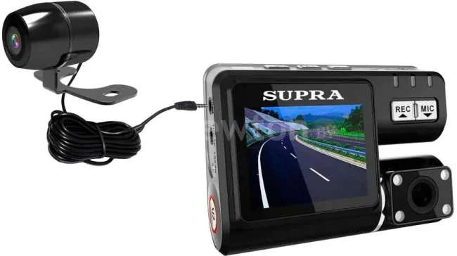 Видеорегистратор Supra SCR-810DC