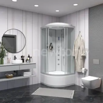 Душевая кабина Niagara NG-2309-14F 100x100x215 (матовое стекло)