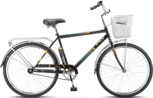 Велосипед Stels Navigator 200 Gent 26 Z010 2020 (черный)