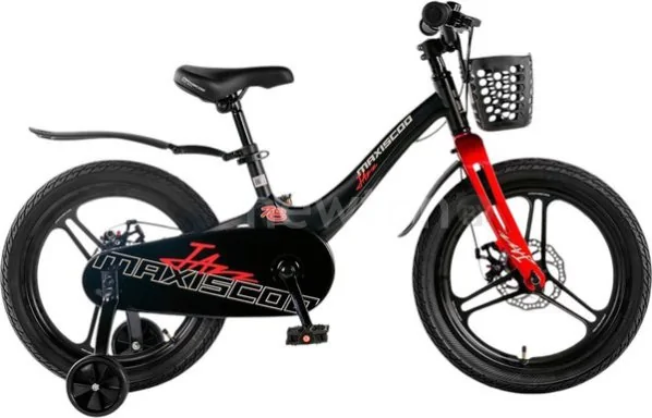 Детский велосипед Maxiscoo Jazz Pro 18 2025 MSC-J1845P (обсидиан, разобранный)