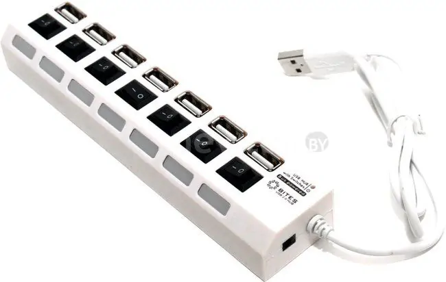 USB-хаб 5bites HB27-203PWH
