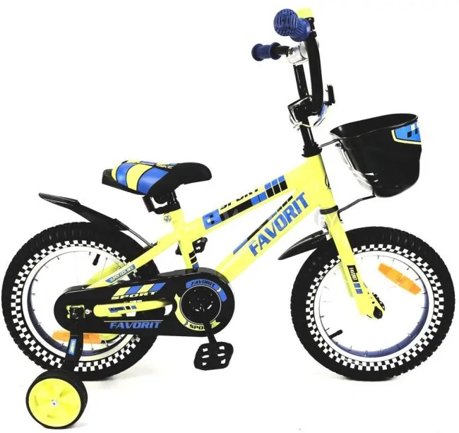 Детский велосипед Favorit Sport 14 SPT-14GN (лайм)
