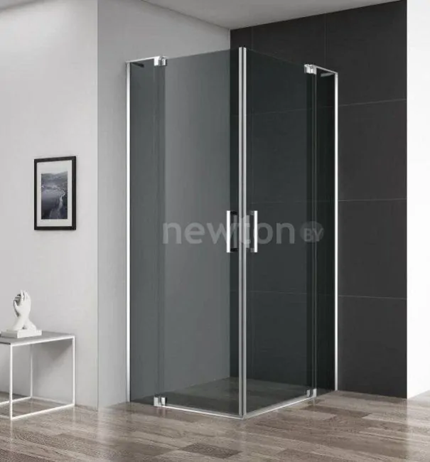Душевой уголок Cezares SLIDER-AH-2-70/80-80/90-GRIGIO-Cr