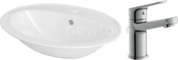 Умывальник Cersanit Calla 54 S-UM-Cl/1-w + 63034