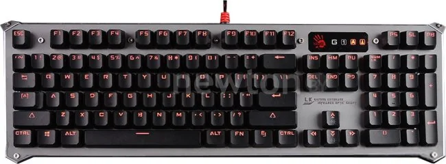 Клавиатура A4Tech Bloody B840 (серый)