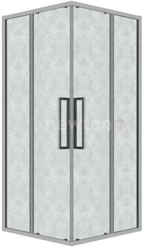Душевой уголок Grossman Cosmo 100x100x195 300.K33.02.1010.10.02 (хром/шиншилла стекло)
